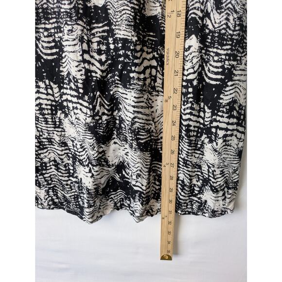 RVCA Tank Womens XS Cage Racerback Black Abstract Print Boho Festival Summer - Picture 5 of 9